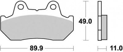 Plaquette de frein AP Racing pour Moto Honda 900 Cb F2 Bol D Or 1982 à 1985 AR / LMP142SR Neuf