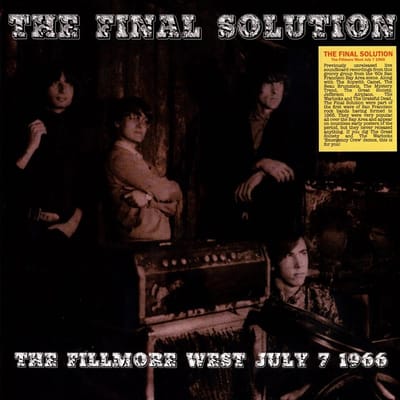 The Final Solution - The Fillmore West July 7 1966 (LP)