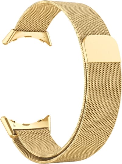 Milanees bandje - geschikt voor Google Pixel Watch 4 (41mm) / Pixel Watch 3 (41mm) / Pixel Watch 2 / Pixel Watch - goud