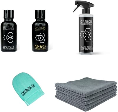 CARBON COLLECTIVE - PRO - MOLECULE 9H + NERO 3,5H Self-Healing - Diamond Infused Ceramic Coating - 7 YEARS - Coating Pack 3.0