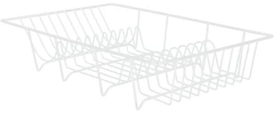 Afdruiprek wit - Ruimtebesparend Afdruiprek voor Servies en Keukenaccessoires 48 x 30 cm