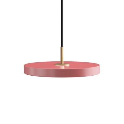 UMAGE Asteria Mini Hanglamp - nuance rose - zwart