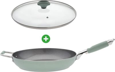 Primecook - Koekenpan met deksel - Ø 32 cm - PFAS-vrij - inductiegeschikt - veilige en slijtvaste antiaanbaklaag - Made in Italy