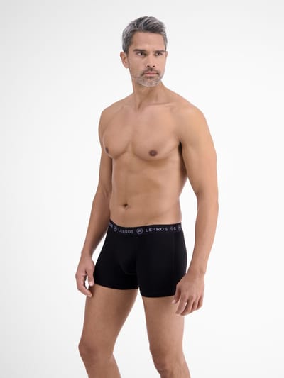 LERROS Boxershorts in een 3-pack , Maat: XL , Kleur: BLACK , 95% katoen, 5% elastaan