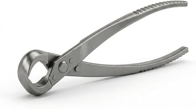 Bonsaischaar, tang roestvrij staal met ronde rand, 210 mm bonsaischaar, professioneel scherp, multifunctionele cutter tuin, concave tang, bonsai voor tuinwerk, tuin, terras, gazon