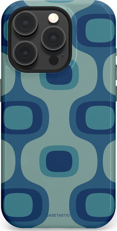 Casetastic Hoesje Geschikt voor Apple iPhone 15 Pro Magsafe - Stijlvolle Beschermende Duo-layer Case - Vintage Flow