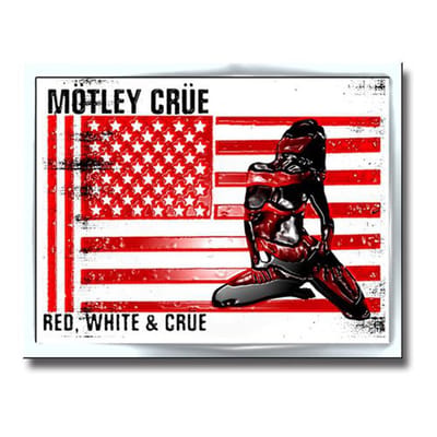 Motley Crue - Red, White & Crue Pin - Multicolours