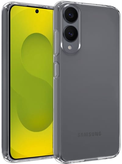 Hoesje - Geschikt voor Samsung Galaxy S25 Edge - Sterk & Shockproof - Hoes Cover - Siliconen Case - Telefoonhoesjes - Transparant