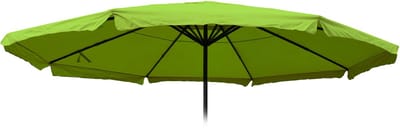 Vervangende hoes voor parasol Meran Pro, marktparasol voor catering met doek Ø 5m, polyester ~ lichtgroen