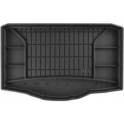 Frogum DryZone - Kofferbakmat - Geschikt voor SsangYong Tivoli vanaf 2019 - Onderste laadvloer - Organizer functie - Zwart