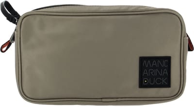 MANDARINA DUCK Cosmetische tas Warrior Beauty Bag Simply Taupe Beige