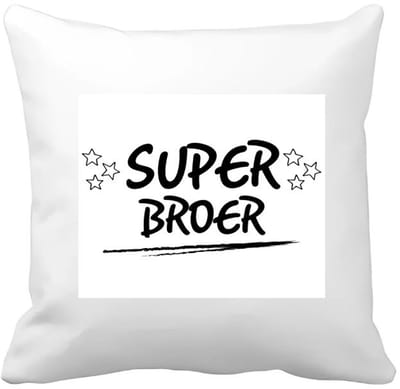Akyol - super broer Kussen hoes - Broer - je broer - verjaardagscadeau - cadeau voor broer - gift - kado - 40 bij 40 cm