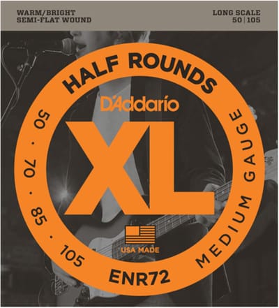 D'Addario ENR72 Bassnaren Half Rounds (50-105) Medium