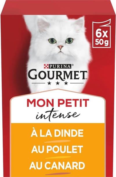 Kattenvoer met Kip, Kalkoen en Eend - 6 verpakkingen van 50g