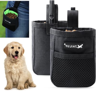Mini Honden Snacktas met Clip, Handfree Hondenrugzak voor Training, Waterproof en Gemakkelijk Openen voor Buitenactiviteiten en Wandelen met Puppy’s
