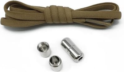 Elastische Veters - (Bruin) - Elastische kinder veters - Sport veters - Elastische schoenveters