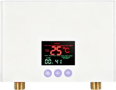 Elektrische Doorstroom Warmwaterboiler Wandmodel met LED-Display en Afstandsbediening