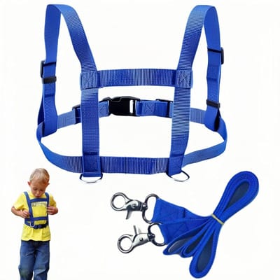 Verstelbare Paardentuig met Lange Leash voor Kinderen, Veiligheidsriem voor Paardrijden en Spelen