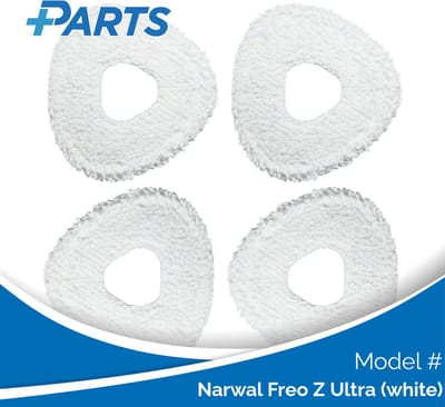 Narwal Freo Z Ultra (white) Dweilpads (4 Stuks, Plus.Parts® alternatief voor CP-PJ-A00087-00-00)