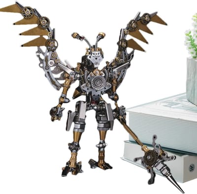 Metal Puzzels - 3D Modellen - Brein Trainen - Duurzaam Metaal - ca. 21 cm - Gekleurd