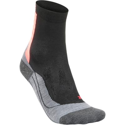 FALKE Achilles beschermt de achillespees functioneel materiaal hardloopsokken dames zwart - maat 35-36