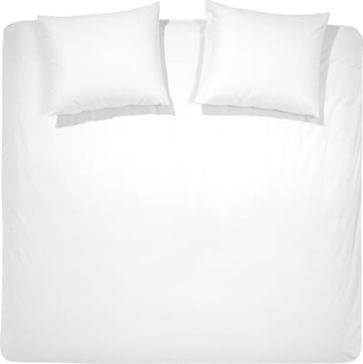 Cinderella Morning 2-persoons dekbedovertrekset 200x200cm flanel wit + 2 kussenslopen 60x70