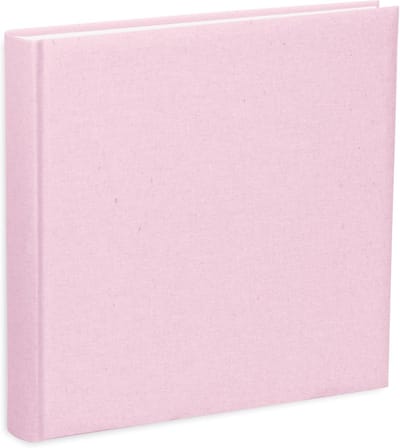 Fotoalbum 31 x 31 cm met 80 pagina's en stofomslag - Roze