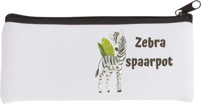 Akyol - zebra Etui - Zebra - dieren liefhebbers - leuke cadeau voor iemand die van houdt van zebra's - verjaardagscadeau - kado - gift - 20 bij 9 cm