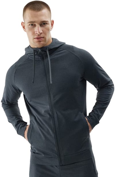 4F Sweater Heren Antraciet Mélée - Maat S