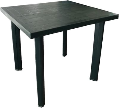 Bistrotafel Kunststof - Balkontafel Tuintafel - Buiten Eten - Weerbestendig Materiaal - 80 x 75 x 72 cm - Groen