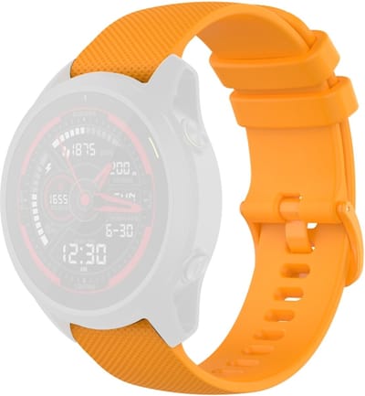 Siliconen bandje - geschikt voor Garmin Forerunner 745 - oranje