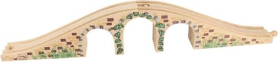 Bigjigs Wooden Rails - 3 Arch Bridge