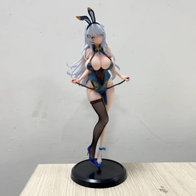 Nouvelle Arrivée 29CM Qi Kai De Sheng version Lapine fille figurine 1/6 PVC Statue de Jeu Modèle Anime Action Poupée Adulte jouets cadeaux gray