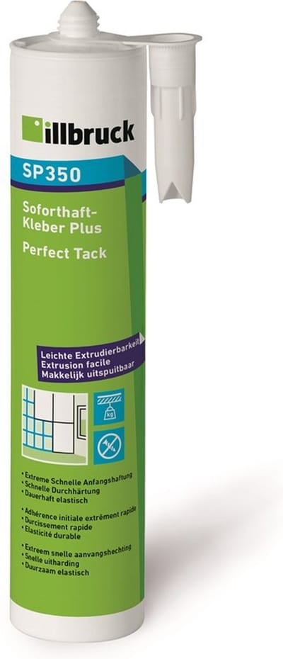 illbruck SP350 HIGH TACK PRO lijmkit - 310 ml - zwart