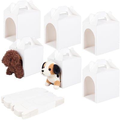 Solidchoice- Geschenkdoosjes 40 stuks - Geschenkdoosjes Karton - Cadeaudozen met Deksel - Bulkverpakking - 12 x 10 x 16 cm - Perfect voor Feestartikelen