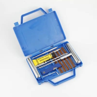 Bandenreparatiesets - 6-stuks set - autoreparatiesets - bandenreparatiegereedschappen - geschikt voor auto- en motorbanden