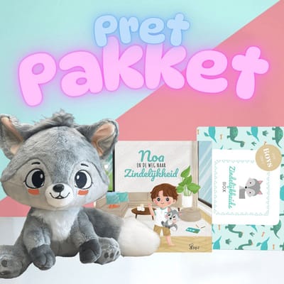 Zindelijkheidsbox Pretpakket Zindelijkheid – Trainingspakket Peuter – Knuffel + Boek + Beloningssysteem – 2-4 jaar – Jongen