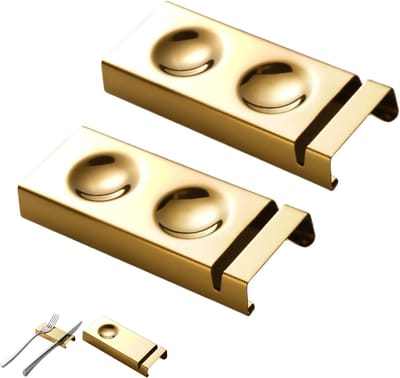 Stainless steel 304 mes houders en eetstokjes restanten, decoratieve bar accessoires voor de eettafel, ideaal voor diverse eetgelegenheden en stijlen