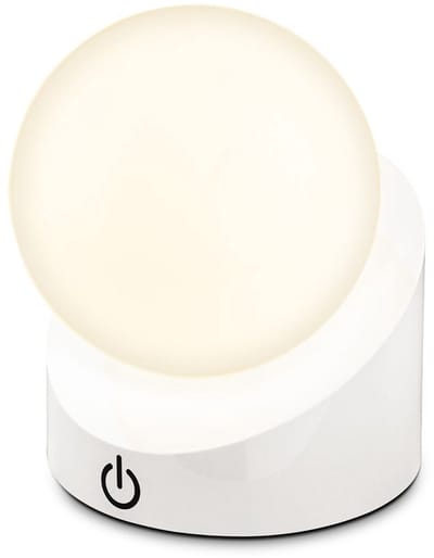 BRILONER Sora - Oplaadbare Mini Tafellamp - warm wit licht tuinverlichting - IP54 buitenverlichting - draadloos - dimbaar - voor binnen en buiten - 10 x 8 x 9 cm