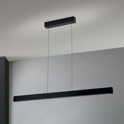 ORION Hanglamp Tara, zwart, lengte 120 cm, aluminium/staal