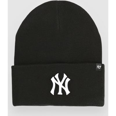 47 - MLB - New York Yankees - Muts - Beanie - Haymaker - Cuff Knit - Zwart - Volwassenen - One Size