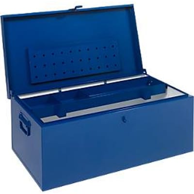 Transportkoffer, documentenvak, uitneembaar gereedschapvak, L 830 x B 440 x H 340 mm, plaatstaal, RAL 5010