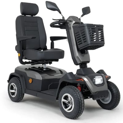 Scootmobiel 700E Sport Edition Antraciet – 15 km/u | ±55 km Actieradius | Rondom Vering | Wordt Geleverd Met Koffer
