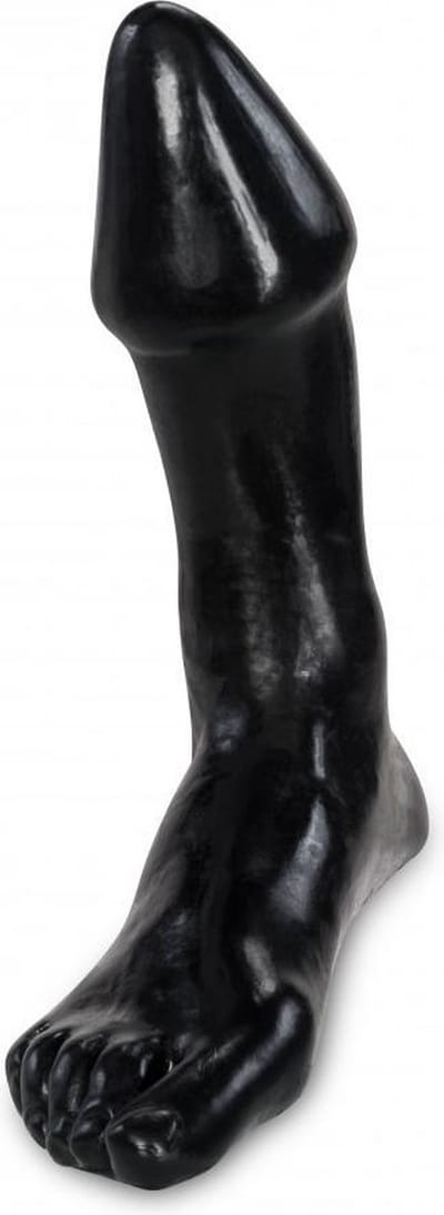 Gangbangster - Footx - Dildo - 18 x 7,8 cm - PVC - Zwart