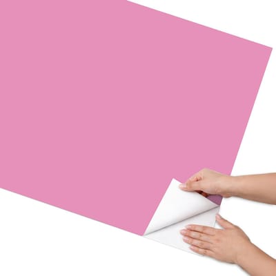 Coloray Meubel Wrap Folie - Roze Meubelfolie - 75x150 cm - Decoratiefolie Koel roze - Meubel Wrap Folie - Minimalist Meubelfolie - Plakfolie Meubels - Keuken decoratie - Achtergronden en patronen