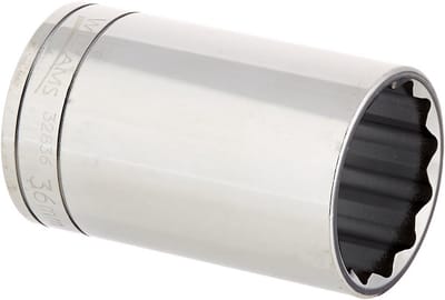 Diepe 12-punts dop met 1/2 inch aansluiting, 36mm
