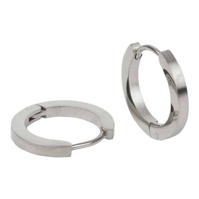 Kalli Oorringen Edelstaal Mat Zilver 1851 (16mm)