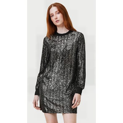 AllSaints Solstice Dress Black Maat: XS | Mini Jurken Outlet | Dames | Zwart