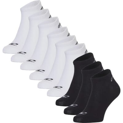 O'Neill Heren / Dames Sneakersokken 9-Pack Wit/Zwart - Maat 35-38