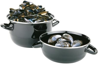 APS Serveerschaal - Zwart - 26,5 x 33 cm - 5,2 Liter - Vaatwasserbestendig - Breukvast